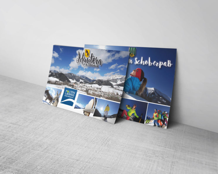 tourismusverband palten-liesing erlebnistäler winterpostkarten